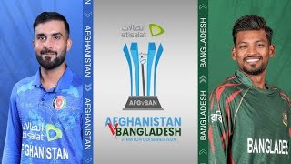 CRICKET LIVE Afghanistan Vs Bangladesh  2nd ODI  November 9 2024  Sharjah  UAE [upl. by Jet]