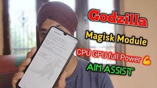 Godzilla Magisk Module  best Gaming Magisk Module  new gaming Magisk Module [upl. by Alleul387]