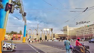 Walking city Almaty  From Atakent to Zhandosov street  Walking Kazakhstan in 4K [upl. by Hsac]