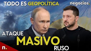 TODO ES GEOPOLÍTICA ataque masivo de Rusia Putin apunta a centros de decisiones en Kiev y Trump [upl. by Ailla449]