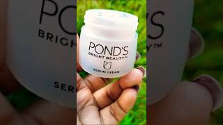 Ponds Bright Beauty Serum Cream Hand Swatches Review youtubeshorts short subscribe [upl. by Yanel656]