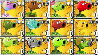 All PEA Plants PowerUp in Plants Vs Zombies 2 [upl. by Shandie]