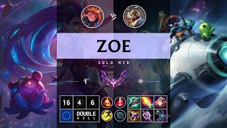 Zoe Mid vs Corki  EUW Master Patch 1413 [upl. by Ddet]