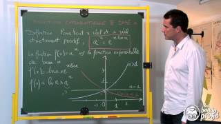 Fonction exponentielle de base a  Les Bons Profs  Maths terminale [upl. by Refinney206]