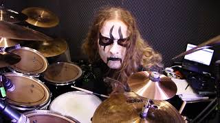 Incipit Satan by Gorgoroth Black metal drum track [upl. by Laicram245]