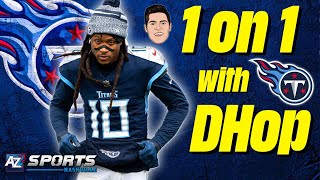 1 on 1 with DeAndre Hopkins New Look Titans His Football Camp amp His Next Nashville Side Quest [upl. by Eelessej]