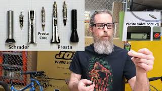 Tubeless Valve Stem Flow Test  High Flow Presta VS Jones Schrader [upl. by Anelrihs497]