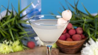 How To Make a Lychee Martini  The Best Lychee Martini Recipe [upl. by Millicent296]