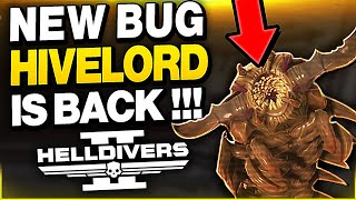 Helldivers 2 NEW BUGS HIVELORD Is BACK Info amp More [upl. by Rebmik]