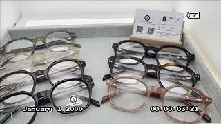 Women Man Handmade Acetate Eyeglasses optic acetateeyewear opticalframes [upl. by Dehsar]