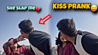 KISSING PRANK ON WIFE RAGHVI  SHE SLAPP ME💔🥲 RaghviAvinash [upl. by Aivyls]