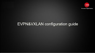 EVPNampVXLAN configuration guide [upl. by Llevert]