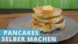 Pancakes Rezept  einfach und lecker [upl. by Mighell267]