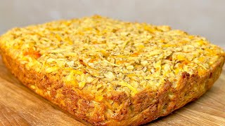 Dieses Rezept für Kürbis Haferflocken Kuchen ist ein WAHRER SCHATZ Ich koche es fast jeden Tag [upl. by Ojyma]