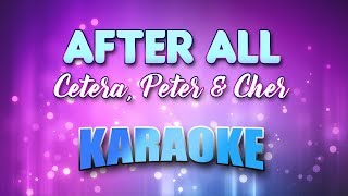 Cetera Peter amp Cher  Duet After All Karaoke amp Lyrics [upl. by Nicole933]