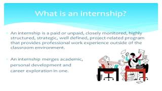 The Value of Internships and More [upl. by Llenod]