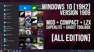 WINDOWS 10 19H2  GAMING EDITION 1909 19H2 [upl. by Lennon]