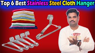 ✅Top 6 Best Stainless Steel Hangers In India 2024 With PriceSteel Cloth Hangers Review amp Comparison [upl. by Nivalc]