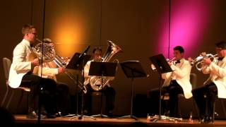 André Lafosse Suite Impromptu Mvt I  Epithalame Spectrum Brass Live [upl. by Llehsem983]