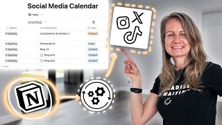 Como Crear un Calendario Automatizado en NOTION 2024 📆 🔁 [upl. by Nnyletak592]