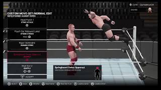 Cesaro Updated Move Set  WWE 2K19 [upl. by Truman]