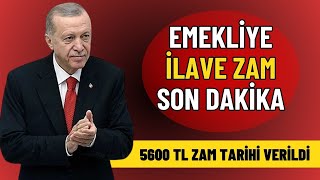 Emekliye bayram müjdesi 5600 TL İLAVE ZAM çıktı 4A 4B 4C emeklisi ÇİFTE BAYRAM edecek [upl. by Stearns]