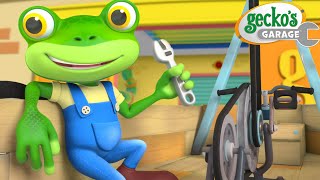 Gecko Fixes His Flying Machine  Geckos Garage  Trucks For Children  Cartoons For Kids [upl. by Hekker]