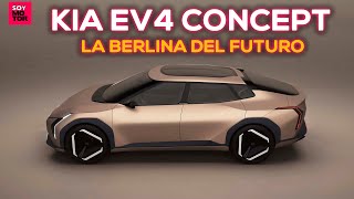 Kia EV4 Concept 2026 Las berlinas eléctricas tienen futuro  Coches SoyMotorcom [upl. by Nasar]