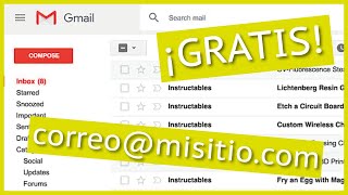 Conoce 📧 cómo CREAR tu propio correo  electrónico VERIFICADO [upl. by Ruthanne908]