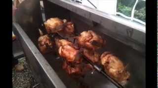 HOW TO SPIT ROAST CHICKENHOMEMADE ROTISSERIE [upl. by Morton632]