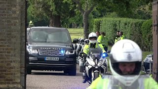 Prince William and Kate depart Garter Day celebrations [upl. by Mloc]