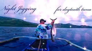 Dogtooth tuna 8kg Night jigging Philippines [upl. by Stoneham]