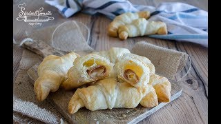 CORNETTI SALATI di PASTA SFOGLIA in 5 minuti [upl. by Nnylf]