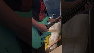 Testing My Schecter C6 Deluxe Satin Aqua to Write Myspace Deathcore Riffs [upl. by Annahsal719]