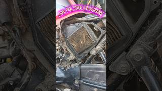 AIR FILTER CHANGE automobile air filter change shorts bike like [upl. by Anelem246]