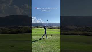 Canyon view swing ⛳️ golf golfswing golfday colorado [upl. by Doty]