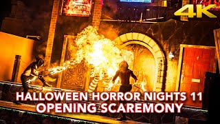 Halloween Horror Nights 11 Opening Scaremony  Judgement Day USS HHN11 [upl. by Imoyn]