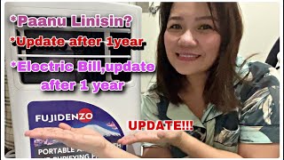 Paanu Linisin ang FUJIDENZO PORTABLE AIRCON  Update after 1year of Using  Irene Nicer [upl. by Karry130]