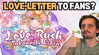 First Time Hearing quotLove Rushquot  Takanashi Kiara  REACTION [upl. by Ytak432]