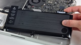 How to Replace Bad BATTERY Macbook Pro a1278 a1286 a1398 a1297 a1502 a1322 A1425 install Soon Now [upl. by Charin]