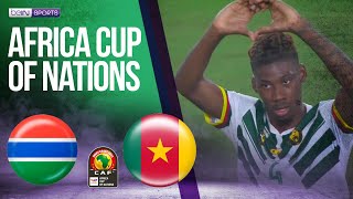 Gambia vs Cameroon  AFCON 2023 HIGHLIGHTS  01232024  beIN SPORTS USA [upl. by Satsoc]