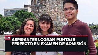 Ellos son los de mejor puntaje en examen de admisión a UNAM [upl. by Scheck]