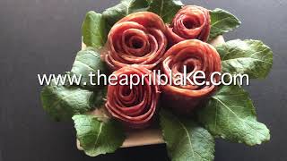 Roll up a bouquet of salami roses for Valentines Day [upl. by Yerffoej]