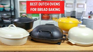 Best Dutch Ovens for Bread Baking  Challenger Bread Pan Lodge Le Creuset Bread Cloche [upl. by Jacinthe964]