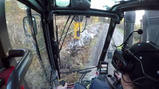 4K  Volvo ECR235EL  Volvo HB24 Hydraulic Breaker [upl. by Enirual]