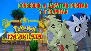 COMO CONSEGUIR A LARVITAR PUPITAR Y TYRANITAR EN POKÉMON ESCARLATA  DekaMaku [upl. by Naamana]