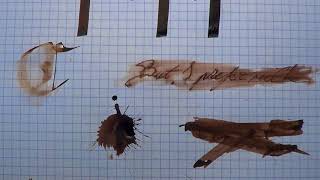 Inkcyclopedia Diamine Chocolate Brown [upl. by Ehlke]