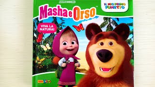 Masha e Orso VIVA LA NATURA  libro a fumetti con giochi e attività  audiolibro per bambini [upl. by Ekul]