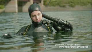 Frogwoman Tatjana  Cressi FFM Mistral Dive  HD Preview [upl. by Annoerb]