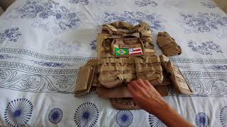 REVIEW COLETE MODULAR JA RIO MILITAR TAN AIRSOFT [upl. by Derf]